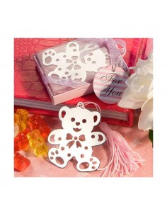 SIMPaTICO OSITO PUNTO DE LIBRO EN ESTUCHE ROSA