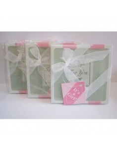 SET 2 POSAVASOS NEWBABY ROSA