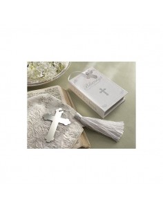 BENDICIONES PUNTO DE LIBRO CRUZ PLATEADO