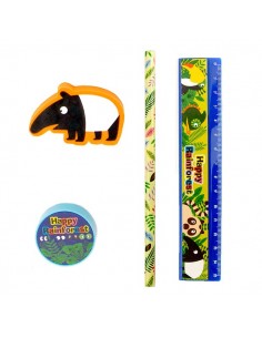 SET 4 PCS PAPELERiA ANIMALES DE REGALO 2