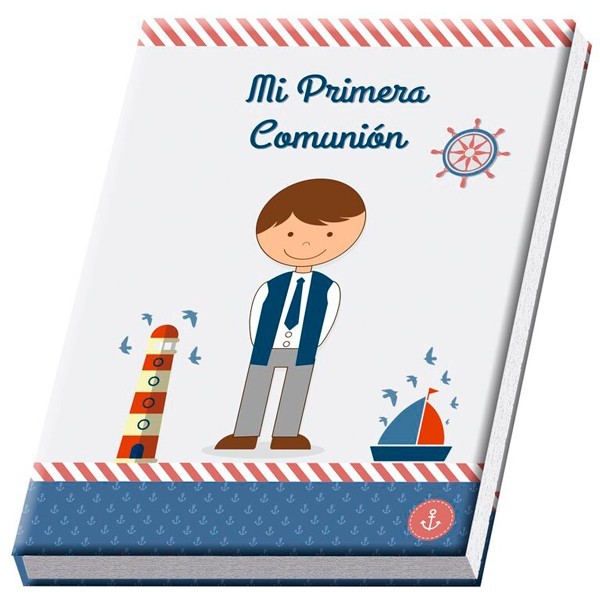 TARA LIBRO FIRMAS COMUNIoN NINO SIN ESTUCHE