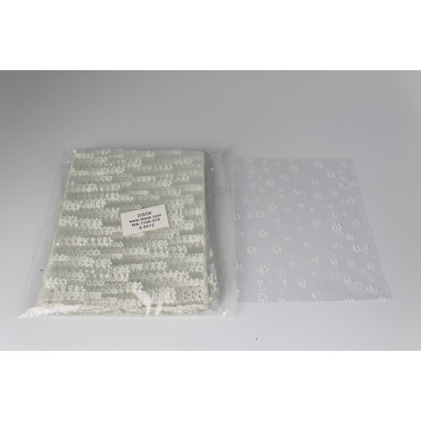 LOTE 100 BOLSAS CELOFAN FLORES 95 X 12 CM
