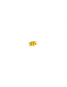 RAMILLETE CON 8 FLORES DECORACION 25 CM AMARILLO