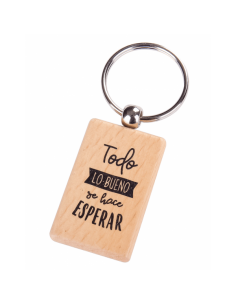 LLAVERO MADERA TODO LO BUENO