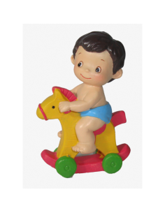 FIGURA PASTEL NINO CABALLITO