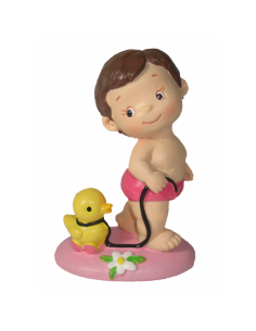 FIGURA PASTEL NINA PATITO
