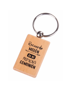 LLAVERO MADERA RECUERDO MOLoN