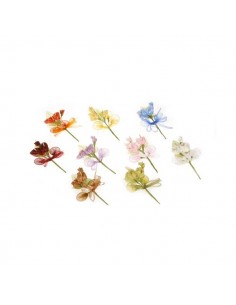 FLOR PIC RAMILLETE 14 CM GRANATE