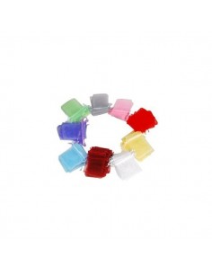 BOLSA DE ORGANZA 75 X 10 ROJO