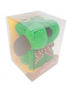 TOALLA PERRITO MICROFIBRA EN CAJA DE REGALO 2