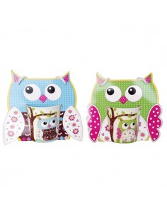 TAZA BUHOS PRESENTADA EN ORIGINAL BOLSA DE REGALO 2