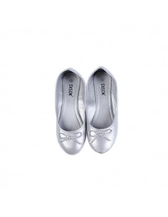 BAILARINAS MANOLETINAS WEDDING TALLA L PLATA