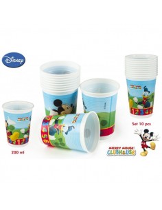 PACK 10 VASOS MICKEY 200 ML