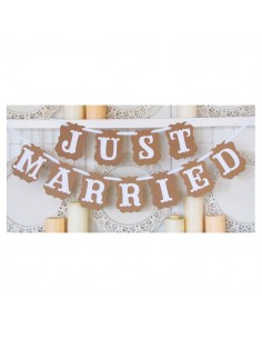 GUIRNALDA BODA JUST MARRIED