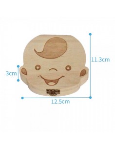 CAJITA DE MADERA PARA GUARDAR DIENTES DE LECHE 2