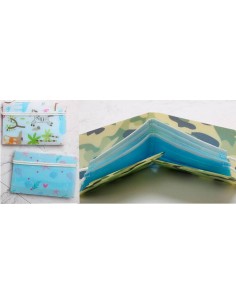 LOTE 10 ESTUCHES PORTAMASCARILLAS eTNICO PLUMAS 2