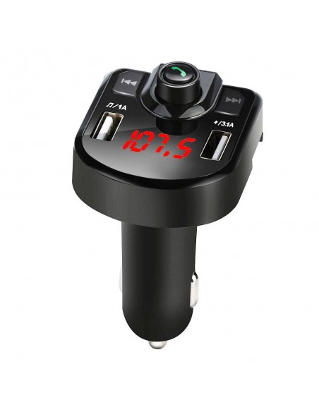 CARGADOR MP3 COCHE MULTIFUNCIoN BLUETOOTH EN CAJA