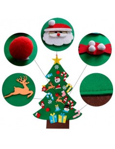 aRBOL NAVIDAD FIELTRO CREATIVO 2