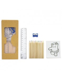 SET LaPICES LIBRO PINTURA ACCESORIOS