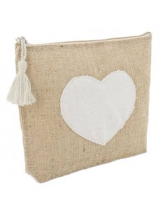 NECESER GRANDE YUTE CORAZoN Y POMPoN 2