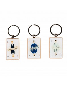 LLAVERO MADERA CARTA MEN