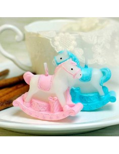 VELA CABALLO BALANCiN BAUTIZO AZUL 2