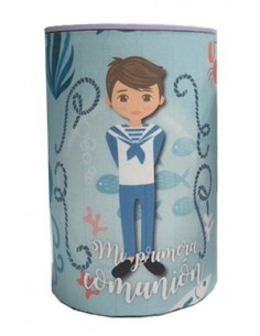 HUCHA METaLICA MI PRIMERA COMUNIoN NINO 2