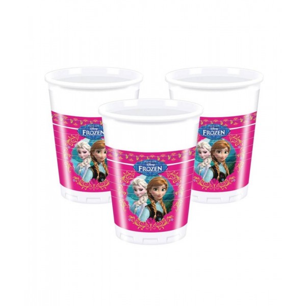 PACK DE 9 VASOS DE PLaSTICO FROZEN