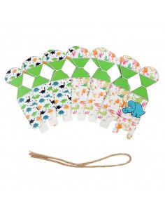 LOTE DE 12 BOLSAS CARToN FIESTA DINOSAURIOS 2