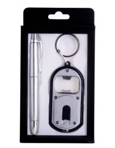 BOLiGRAFO LLAVERO LINTERNA Y ABRIDOR