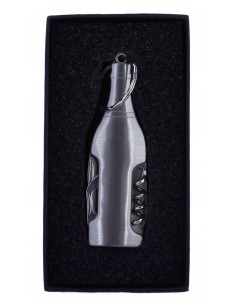 LLAVERO BOTELLA NAVAJA MULTIUSOS EN CAJA