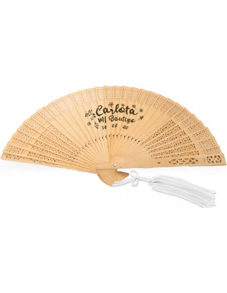 ABANICO MADERA SaNDALO