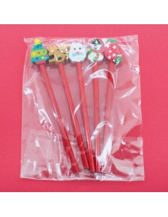 SET 5 LAPICES DE NAVIDAD 2