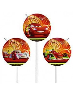 LOTE CUMPLEANOS DISNEY CARS 4 PIEZAS 1 DE REGALO 2