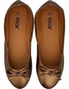 BAILARINAS MANOLETINAS WEDDING TALLA S ORO