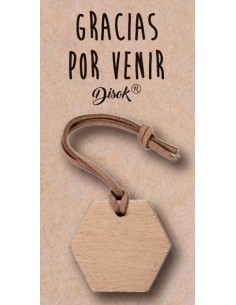 LLAVERO MADERA CON DISPLAY