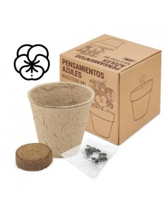 MACETA BIO CON SEMILLAS DE PENSAMIENTO