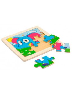 PUZZLE ROMPECABEZAS MADERA INFANTIL 11X11 CM 2