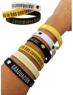 PULSERA SILICONA GRADUACIoN UNISEX