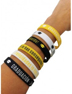 PULSERA SILICONA GRADUACIoN UNISEX 2