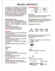 LOTE 50 MASCARILLA INFANTIL FFP2 CE FABRICADAS EN ESPANA 2
