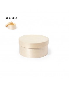 CAJA CON TAPA FORMATO REDONDO MADERA