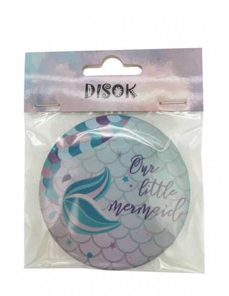 OFERTA LOTE DE 500 ESPEJO CHAPA SIRENITA MERMAID