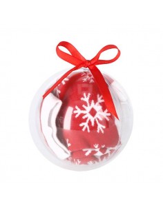 CALCETINES NAVIDAD ROJOS EN BOLA DE NAVIDAD LAZO 2