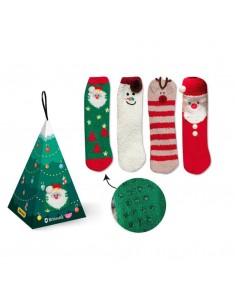 CALCETINES NAVIDAD NINOS EN CAJA