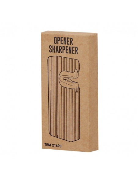 ABRIDOR BOTELLAS AFILADOR MADERA BAMBOO