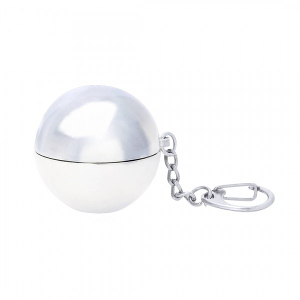 LLAVERO BaLSAMO LABIAL REDONDO PLATA