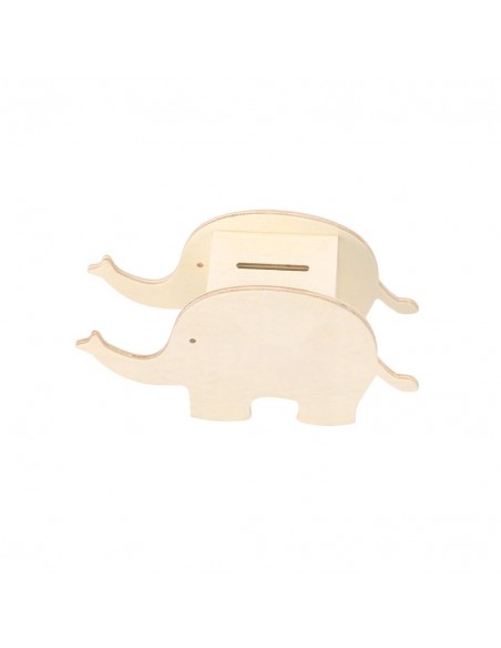 HUCHA MADERA PARA COLOREAR CON 5 CERAS