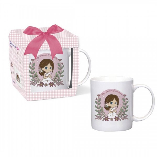 TAZA NINA PRIMERA COMUNIoN EN CAJA REGALO
