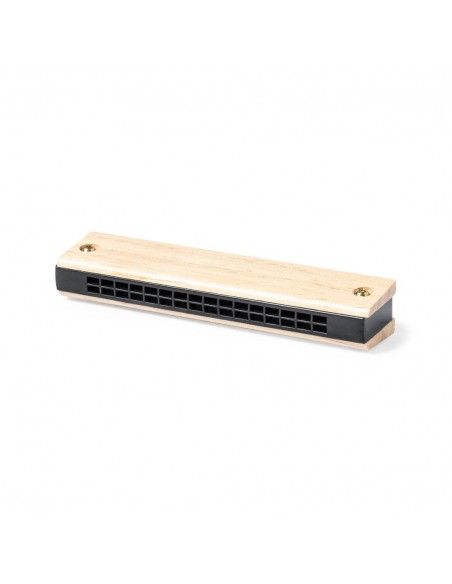 ARMoNICA DE MADERA CON FUNDA DE REGALO